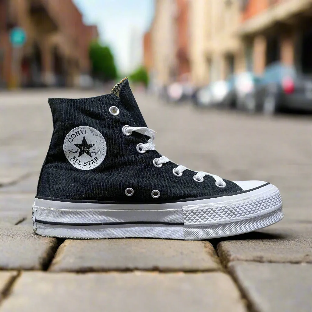 Converse Chuck Taylor All Star Lift Platform Canvas - Black Size UK 6 / EU 39 / US 8