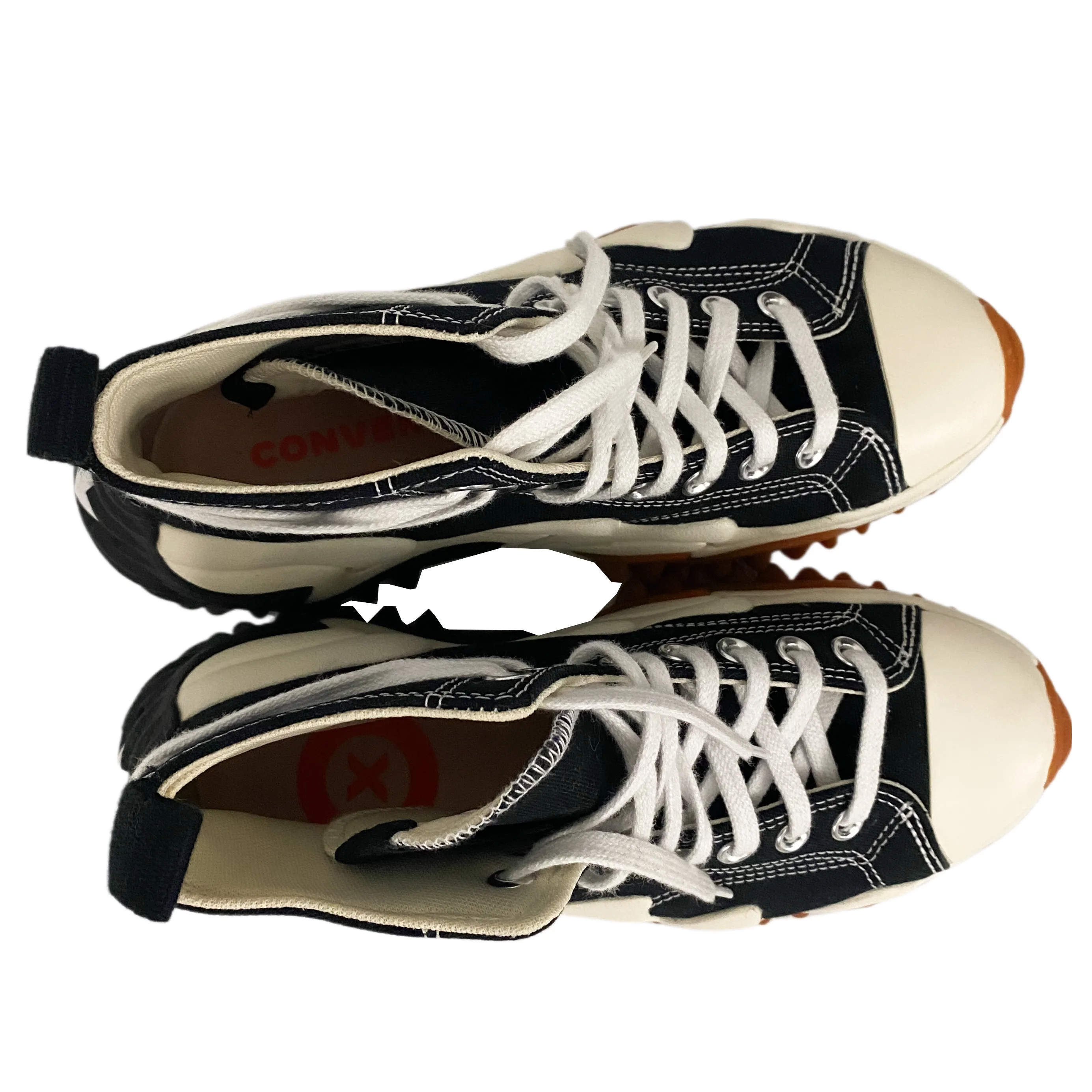 Converse Run Star Black Canvas Platform (8)
