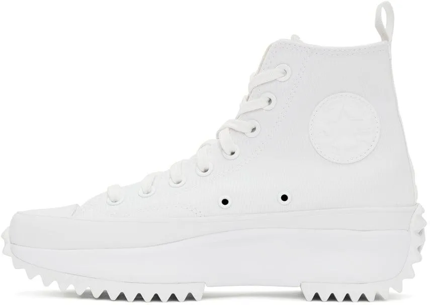 Converse White Run Star Hike High Sneakers