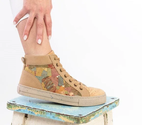 Cork Sneakers CT High Top Marble | Made in Portugal | Vegan