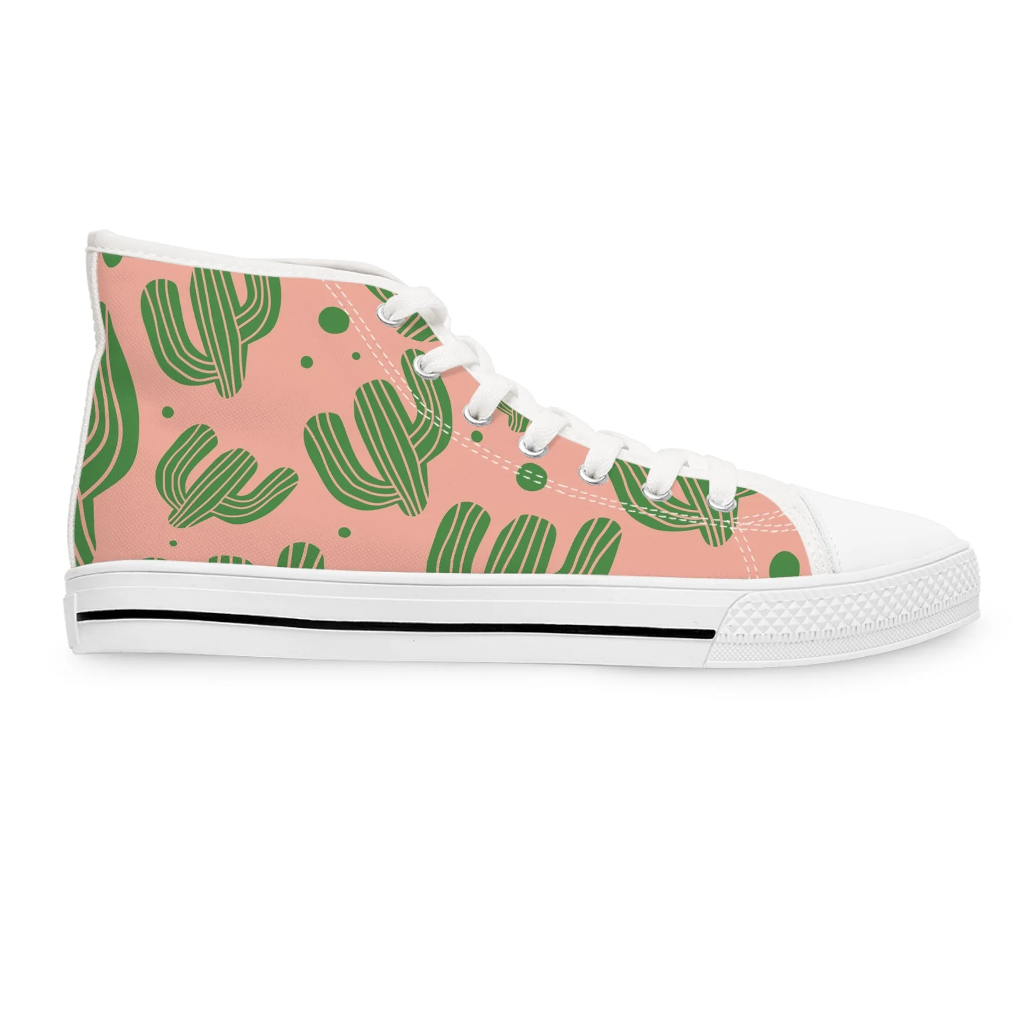 Cute Cactus Women's High Top Sneakers