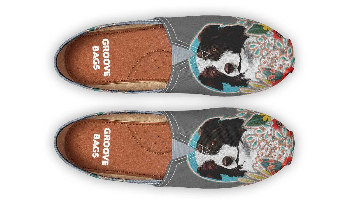 Denim Style Border Collie Casual Shoes