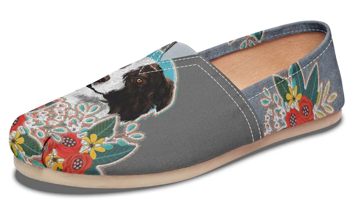 Denim Style Border Collie Casual Shoes
