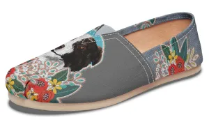 Denim Style Border Collie Casual Shoes