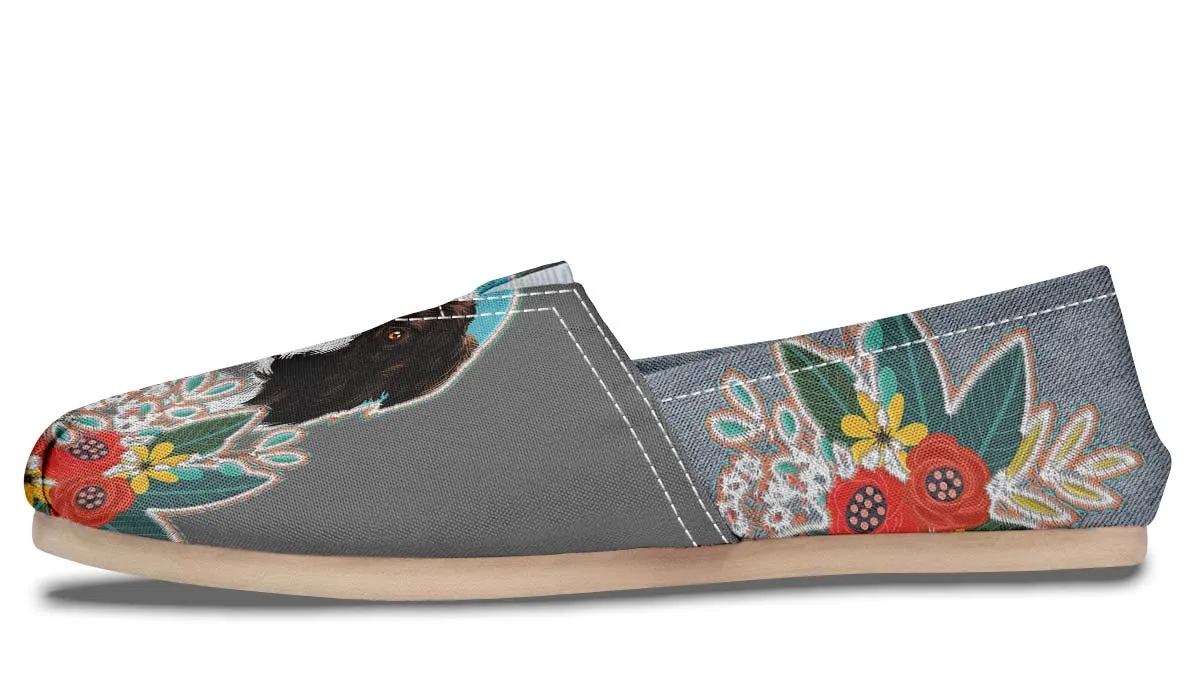 Denim Style Border Collie Casual Shoes