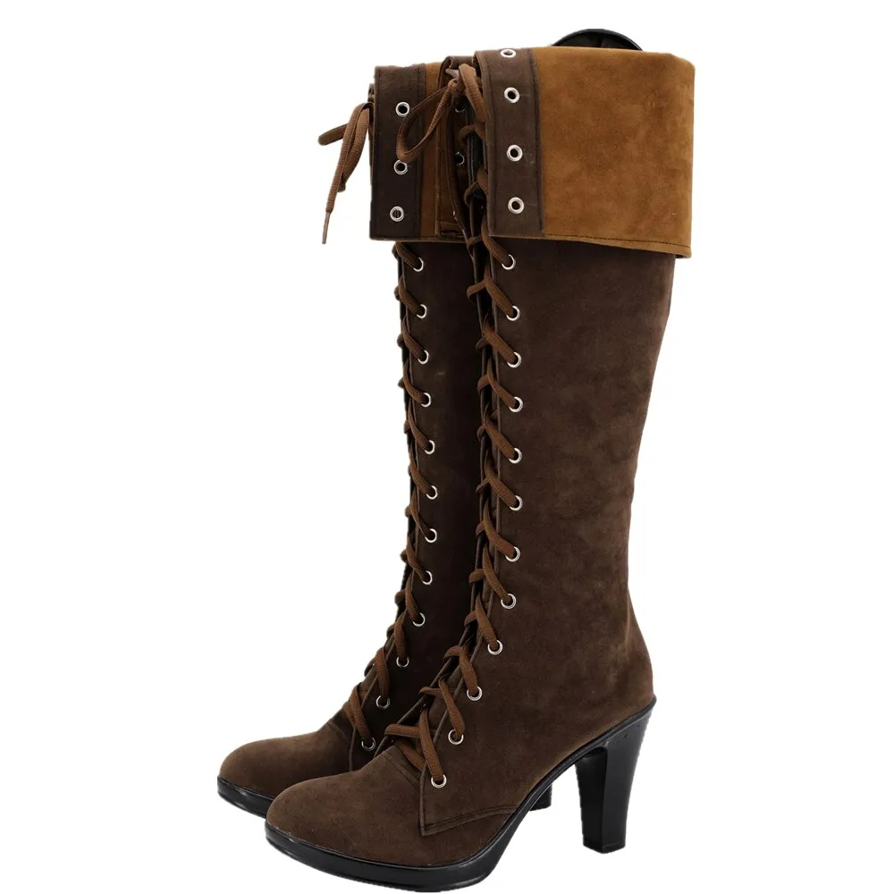 DMC5s Lady oh Mary Cosplay Boots Halloween Custom Made Shoes