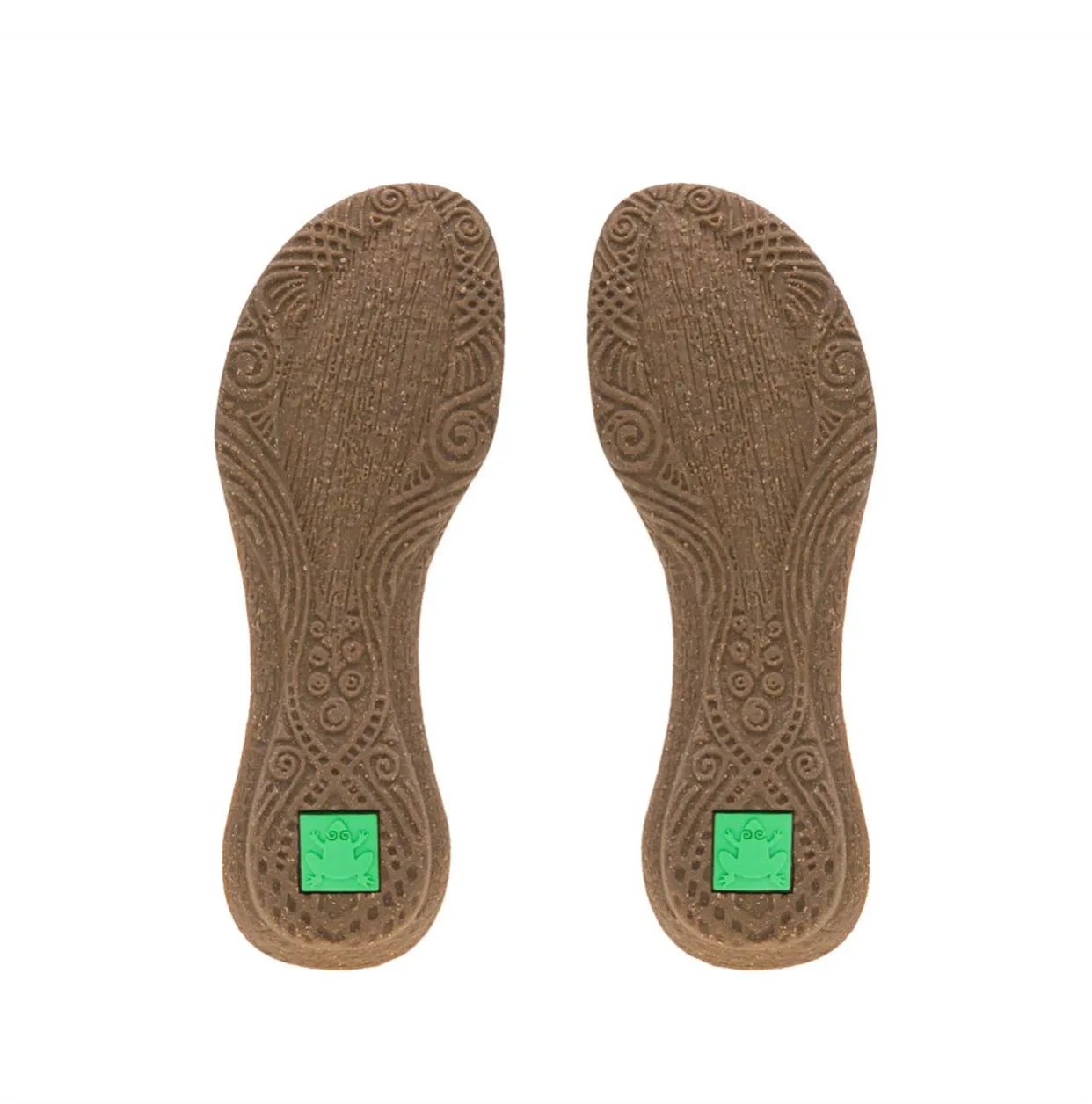 El Naturalista 5063 Tibet Red Flats Sandals Made In Spain