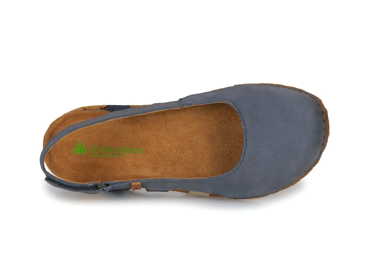 El Naturalista 5817 Panglao Sky Blue Pleasant Multi Vaquero Flats Made In Spain