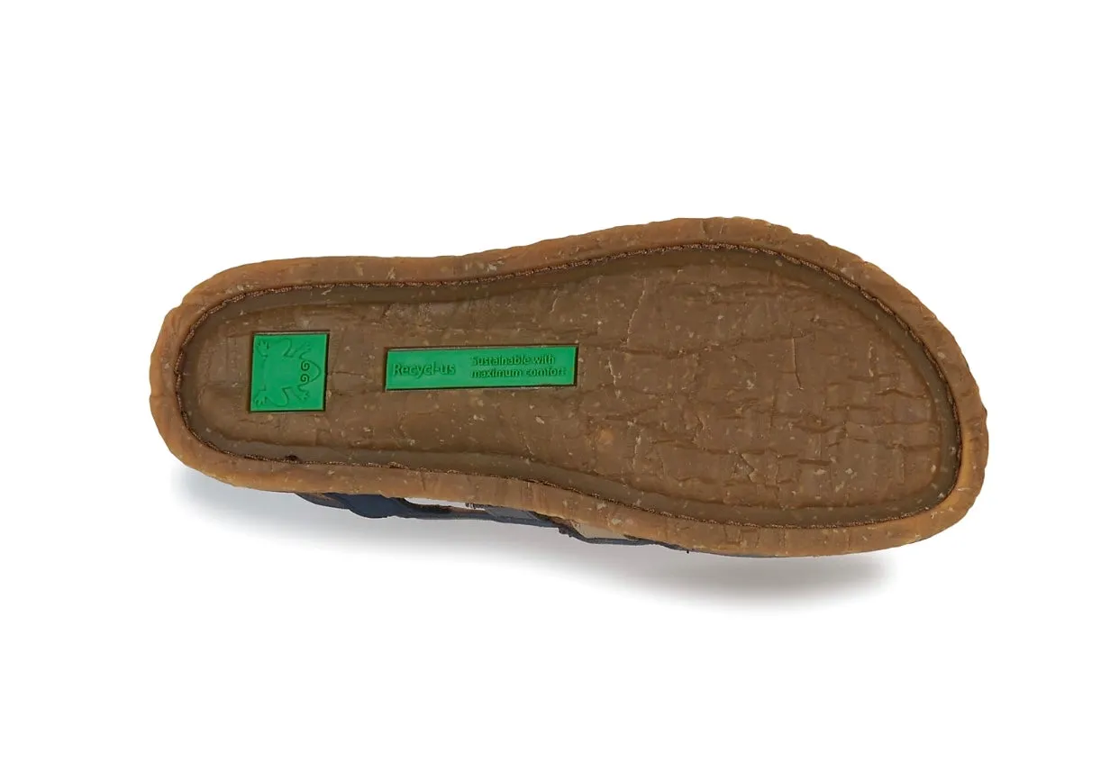 El Naturalista 5817 Panglao Sky Blue Pleasant Multi Vaquero Flats Made In Spain