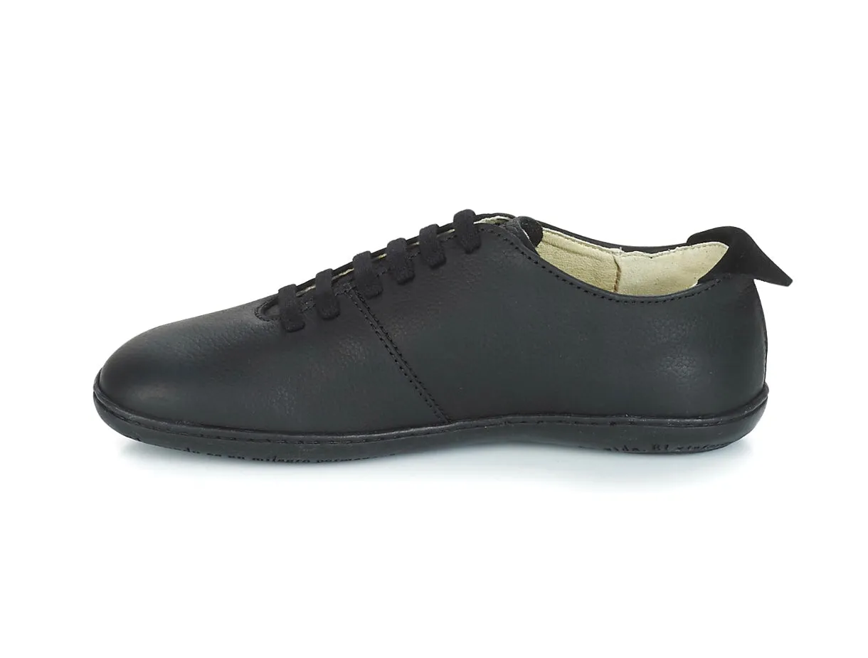 El Naturalista N296 Black El Viajero Lace Up 6 Eyelet Shoe Made In Spain
