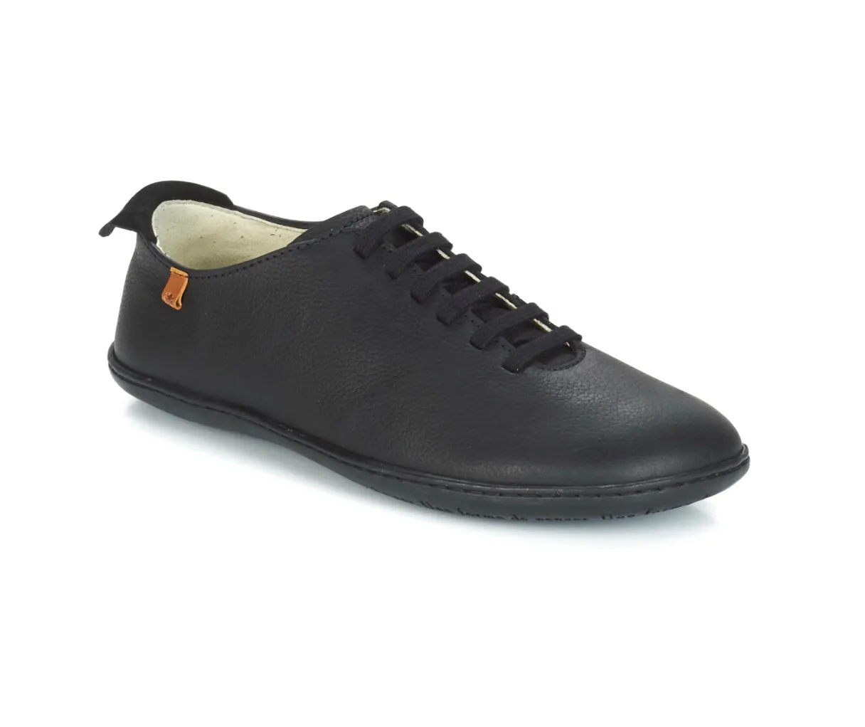El Naturalista N296 Black El Viajero Lace Up 6 Eyelet Shoe Made In Spain