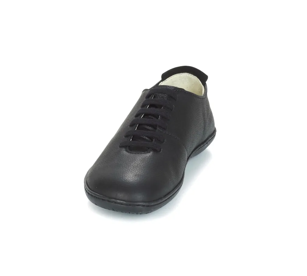 El Naturalista N296 Black El Viajero Lace Up 6 Eyelet Shoe Made In Spain
