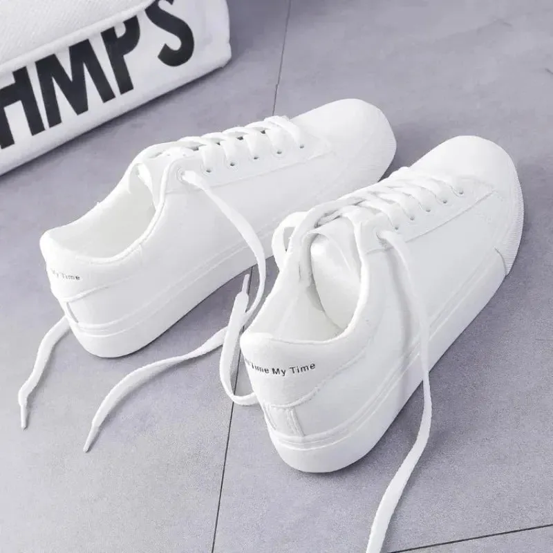 Elara - Fashionable Lace-Up Platform Sneakers for Women