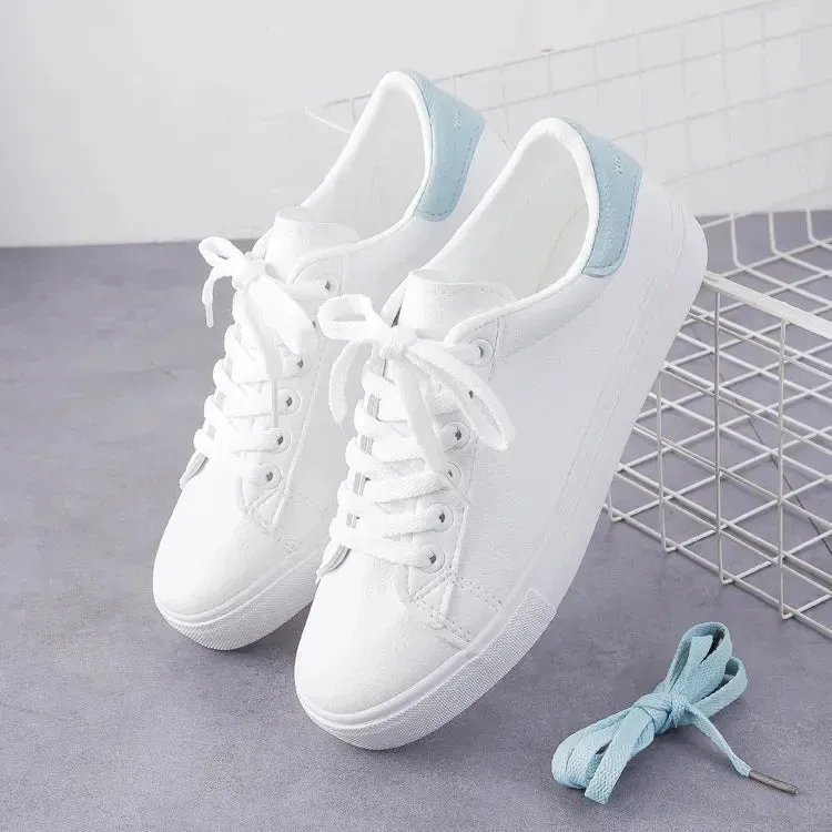 Elara - Fashionable Lace-Up Platform Sneakers for Women