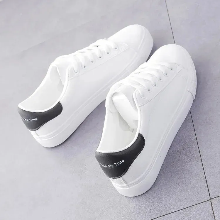 Elara - Fashionable Lace-Up Platform Sneakers for Women