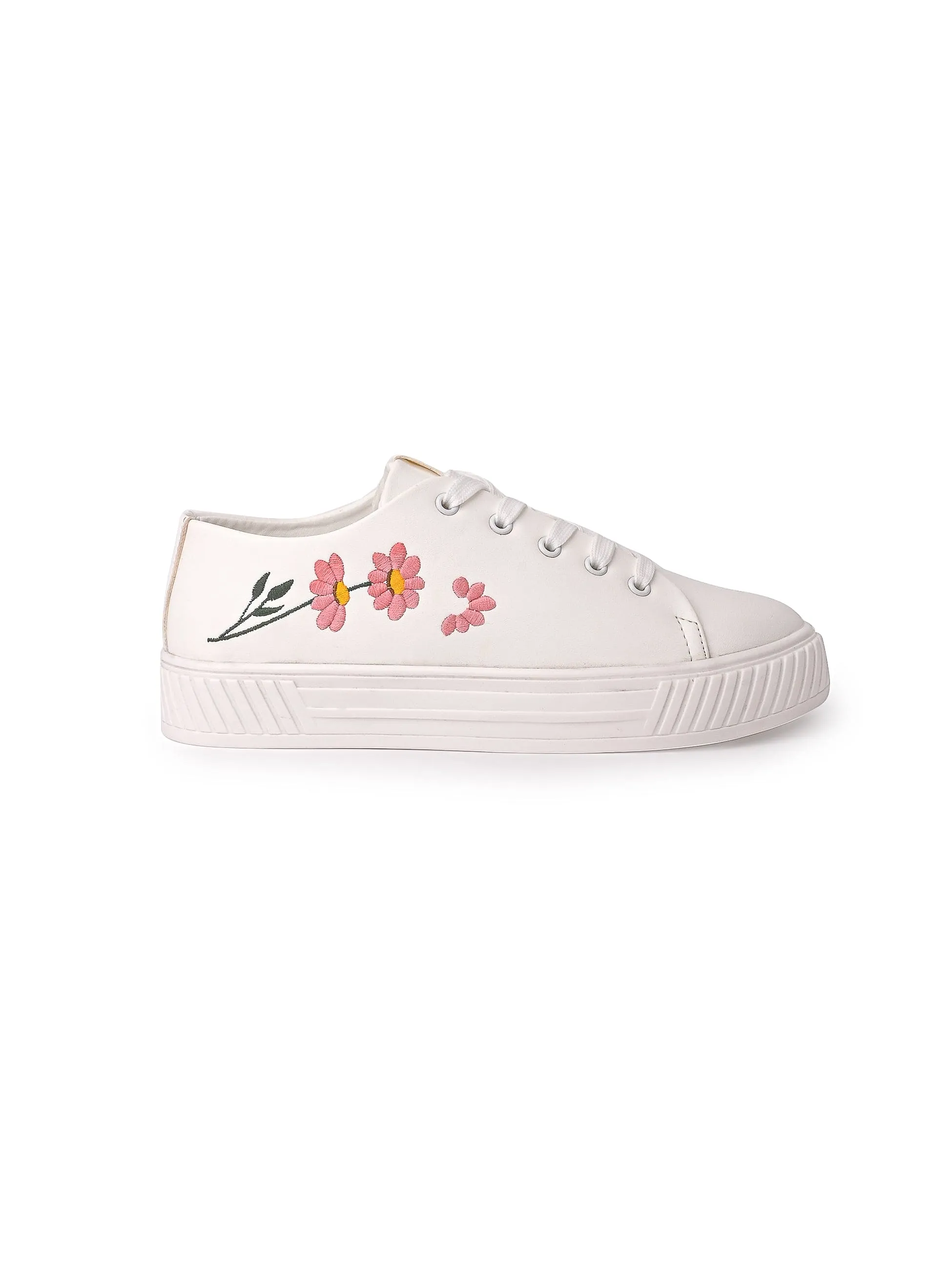 Esmee Essential Canvas Sneakers for Women - White