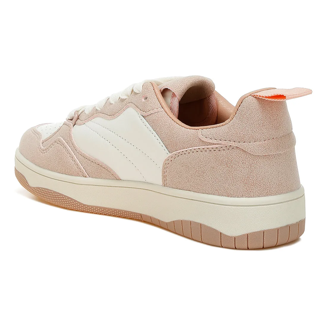 Faux Leather Casual Sneakers