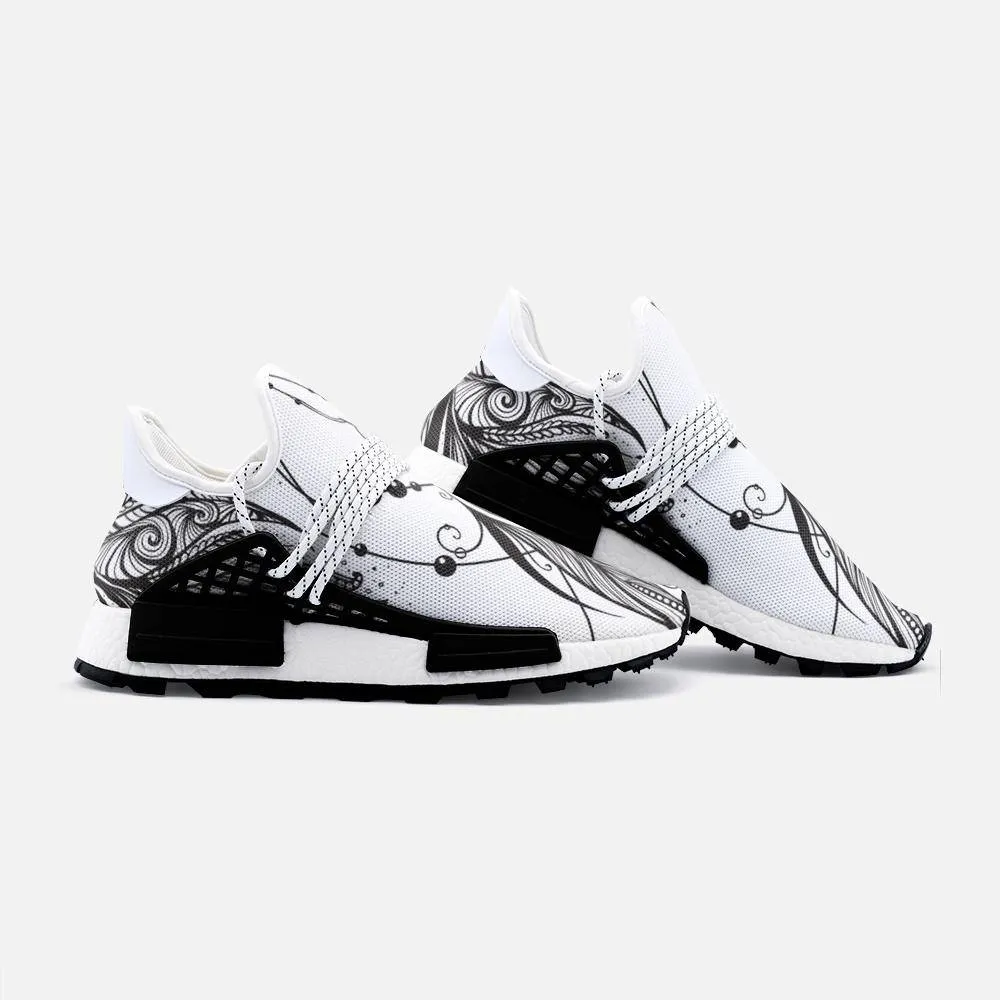 feathers  Unisex Lightweight Custom shoes