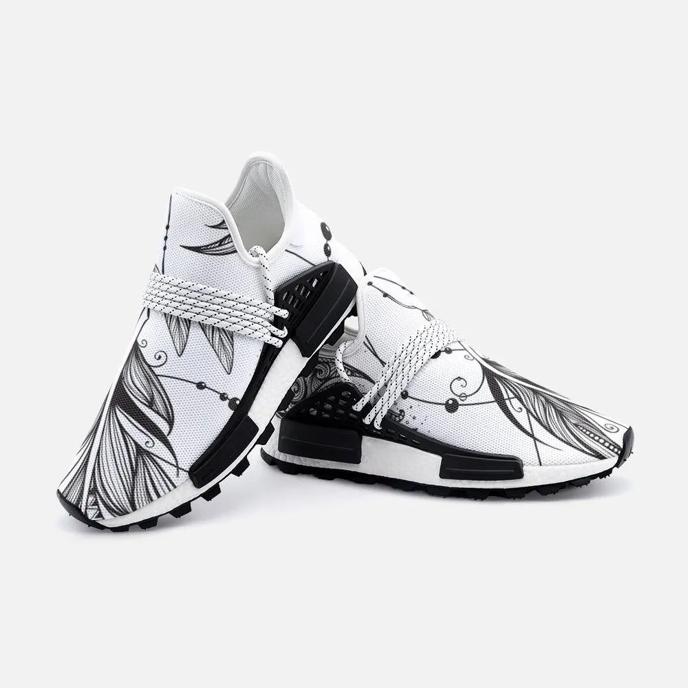 feathers  Unisex Lightweight Custom shoes