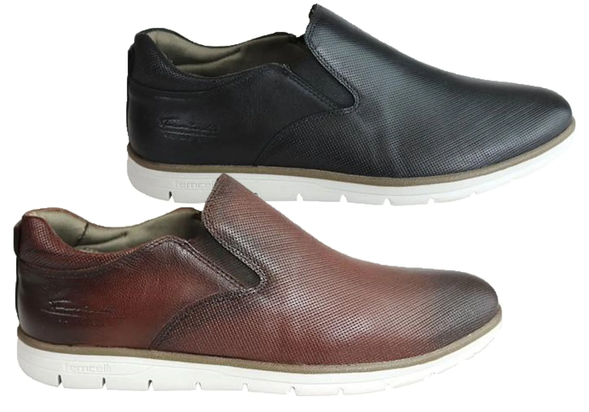 Ferricelli Pauly Mens Leather Dress Casual Shoes Made In Brazil