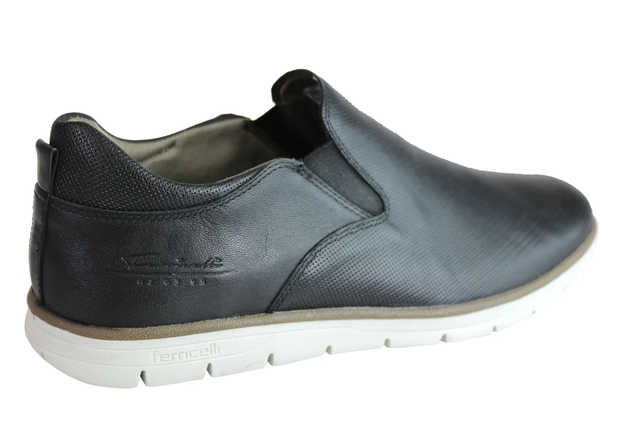 Ferricelli Pauly Mens Leather Dress Casual Shoes Made In Brazil