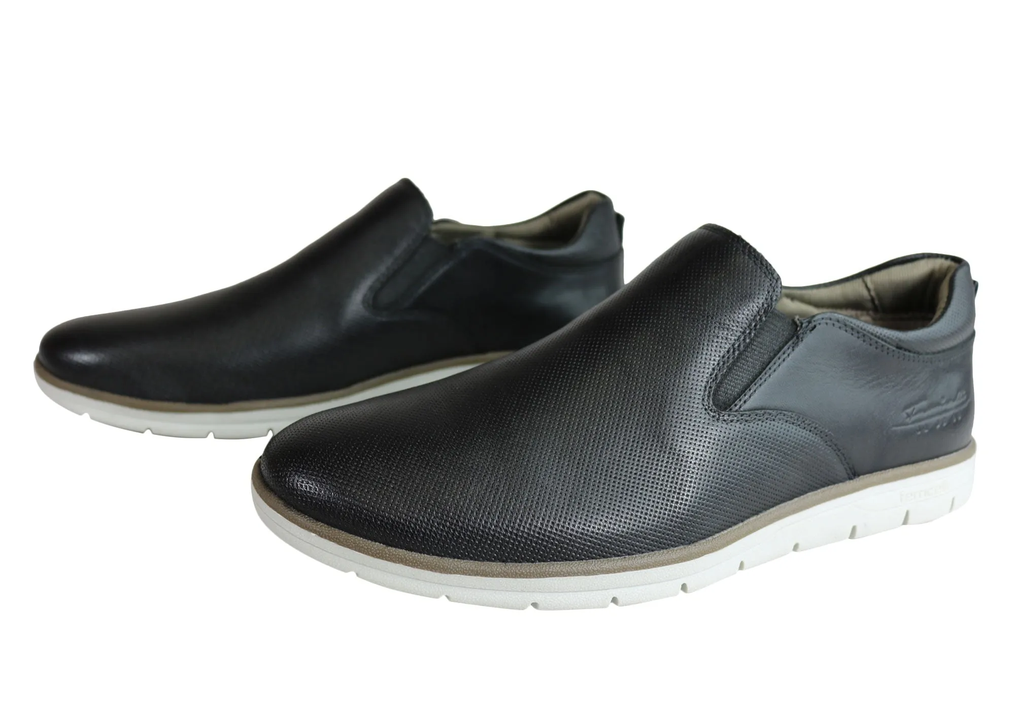 Ferricelli Pauly Mens Leather Dress Casual Shoes Made In Brazil
