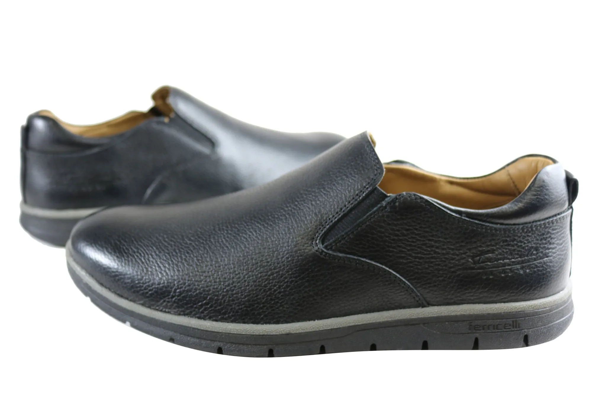 Ferricelli Pauly Mens Leather Dress Casual Shoes Made In Brazil