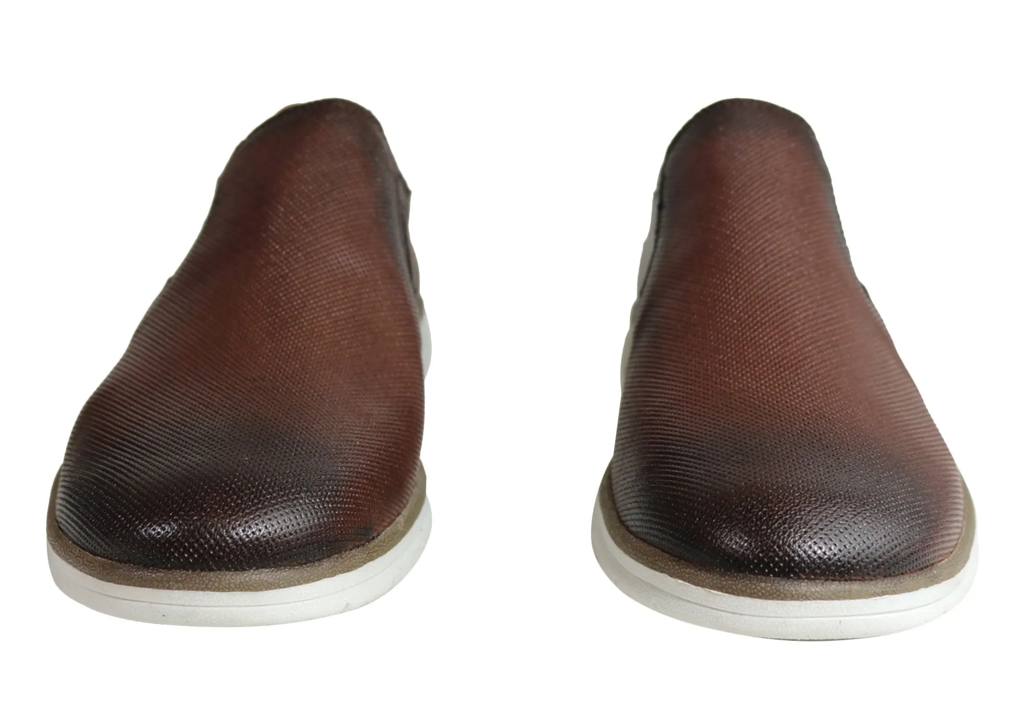 Ferricelli Pauly Mens Leather Dress Casual Shoes Made In Brazil
