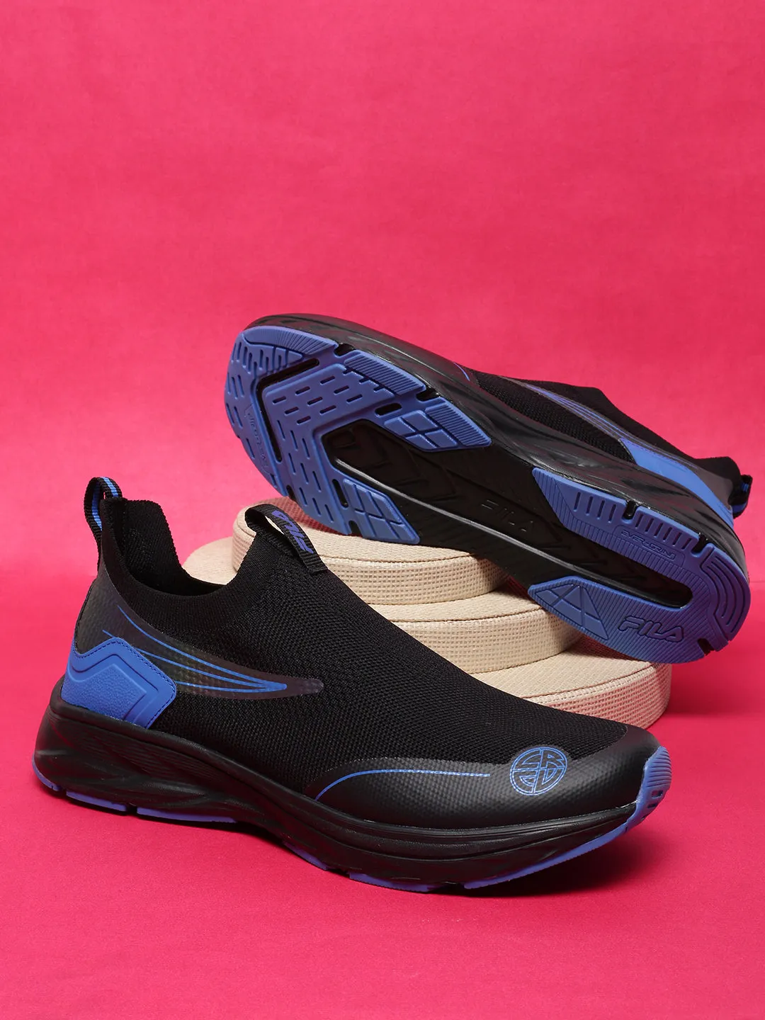 Fila Black Genzero Men's Running Shoes