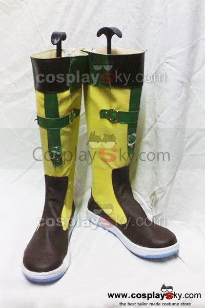 Final Fantasy X Rikku Cosplay Boots Shoes Custom Made