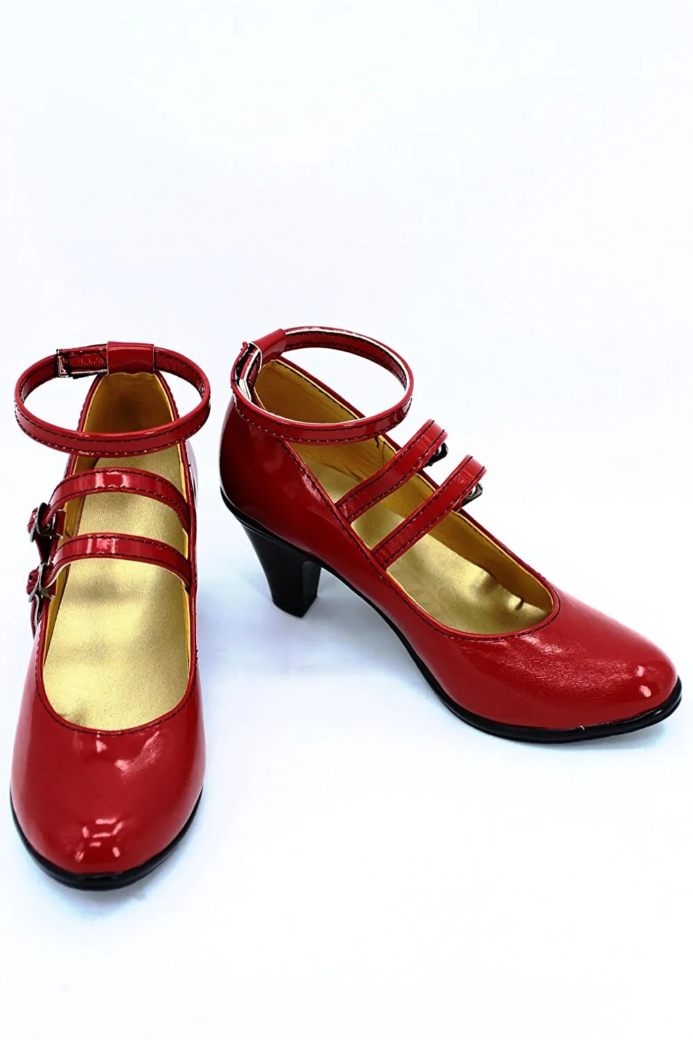 Game Danganronpapa Celestiaia Ludenbergrg Cosplay Shoes Boots Red High Heel Custom Made Custom Made Halloween Carnival European Size