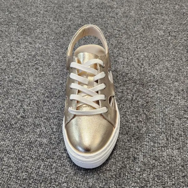 Gelato Gnome Platform Sneakers - Gold