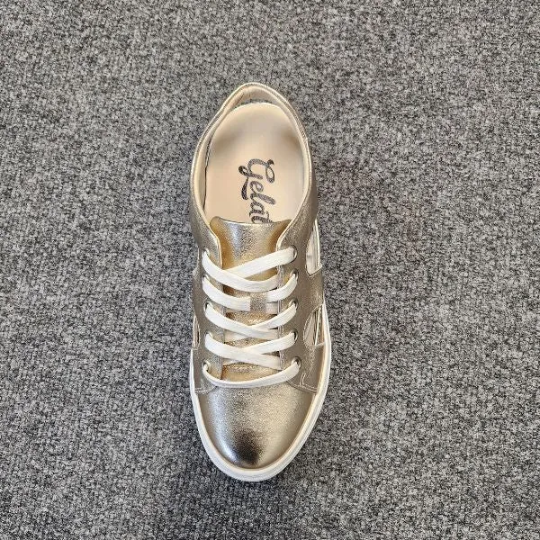 Gelato Gnome Platform Sneakers - Gold
