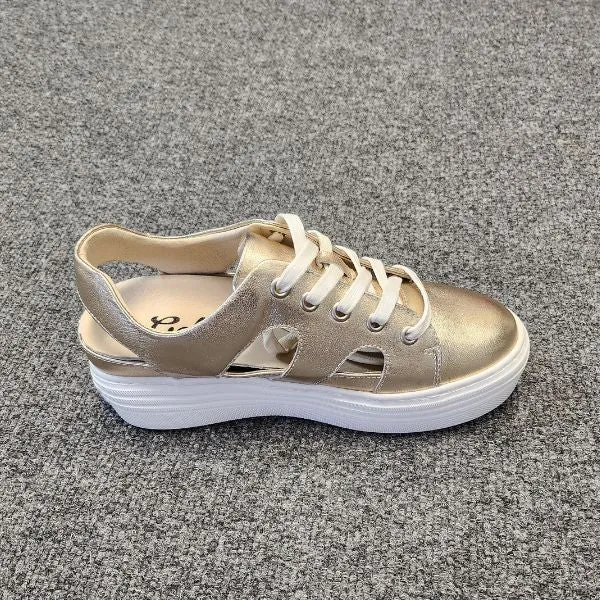 Gelato Gnome Platform Sneakers - Gold