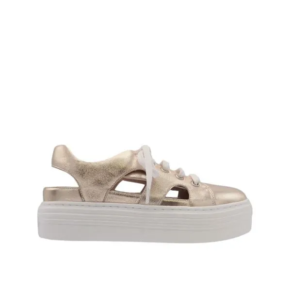 Gelato Gnome Platform Sneakers - Gold