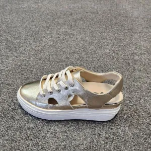 Gelato Gnome Platform Sneakers - Gold