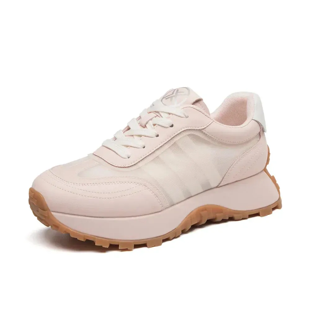Genuine Leather Platform Sneakers