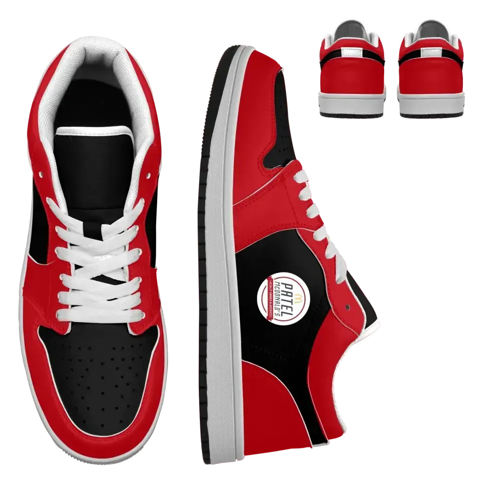 Gift Ideas,Corporate Gifting Platform, Custom Logo Gifts Personalized Patel McDonald’s  Sneakers, Customized AJ1 Shoes with Company logo,AJ1-C03200