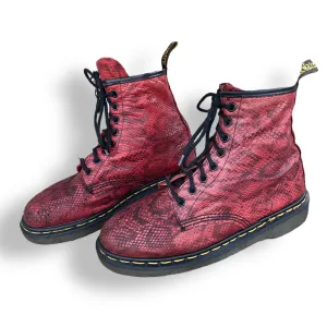 Gorgeous Vintage Made in England Snakeskin Doc Martens