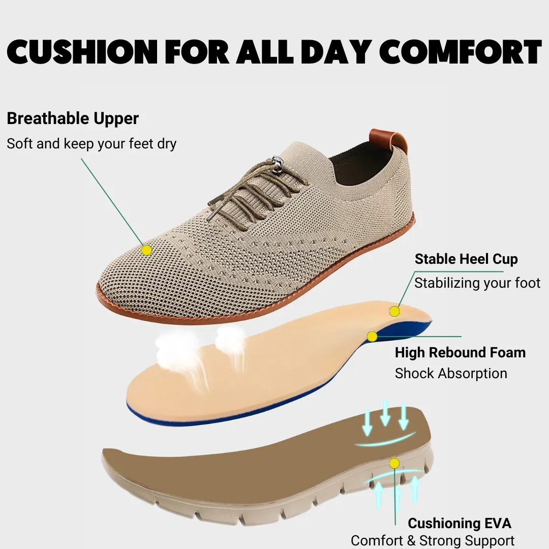 GRW Orthopedic Men Shoes Comfortable Lightweight Urban Dress Shoes