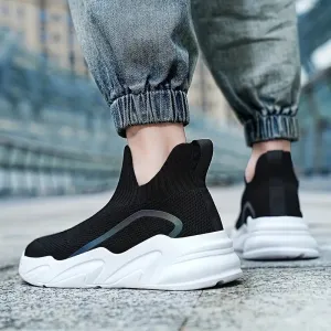 Herensneakers voor in de winter - Ademend, lichtgewicht, slip-on voor buiten
