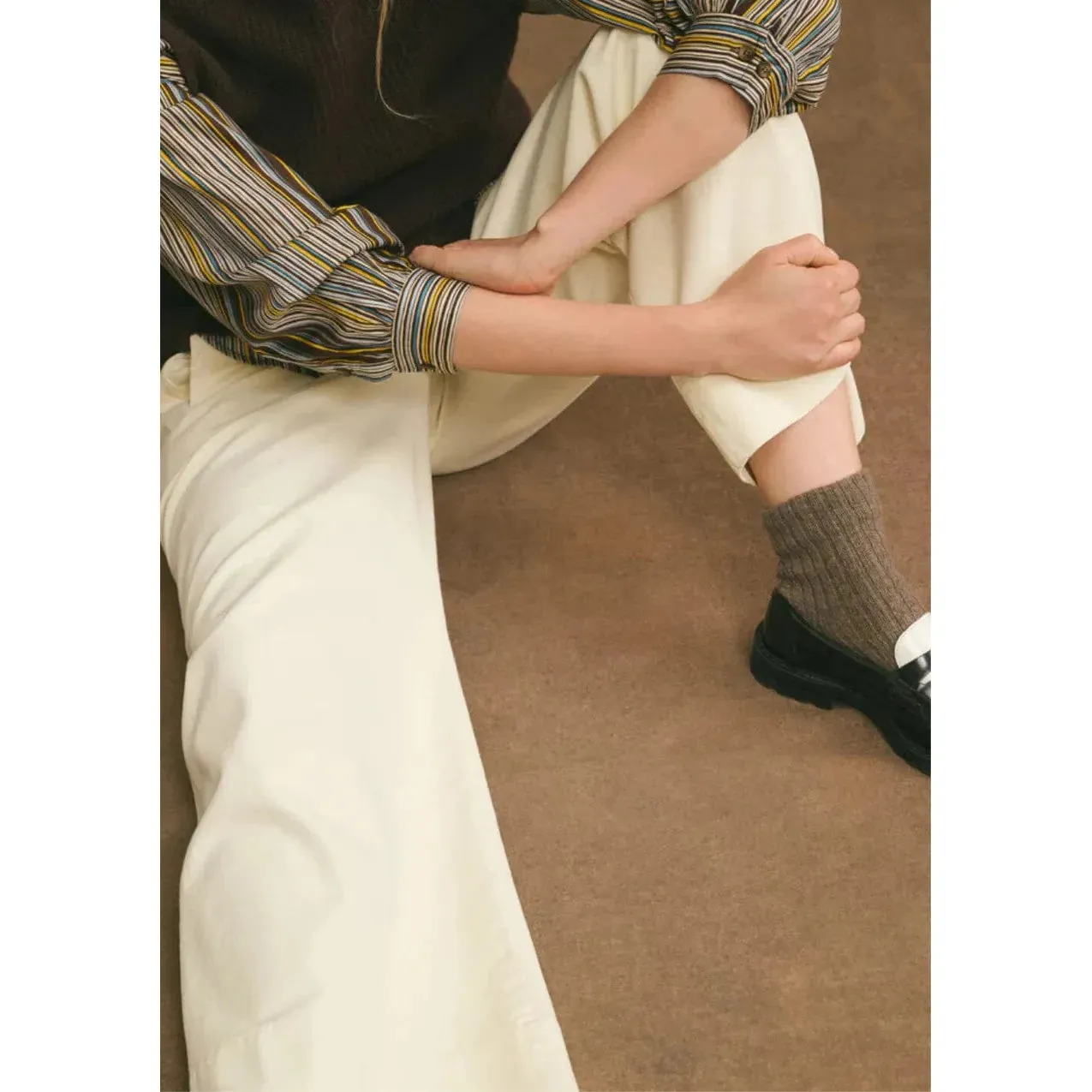 Hod Cream Jimmy Trousers