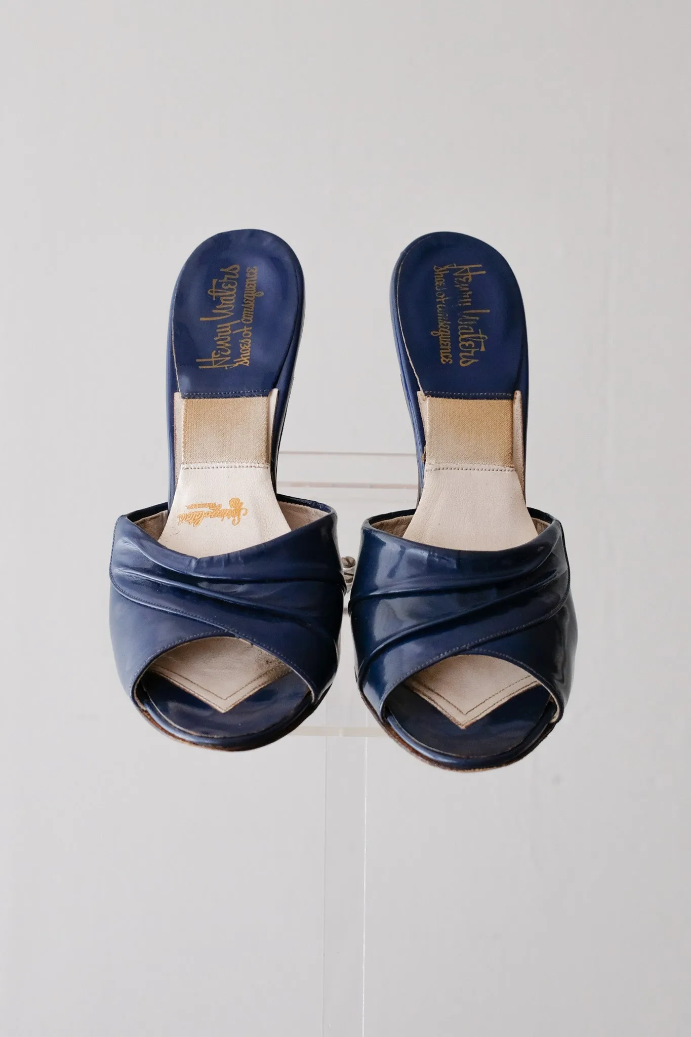 Iconic 1950's Henry Waters Royal Blue Spring-o-lators / Size 8 S