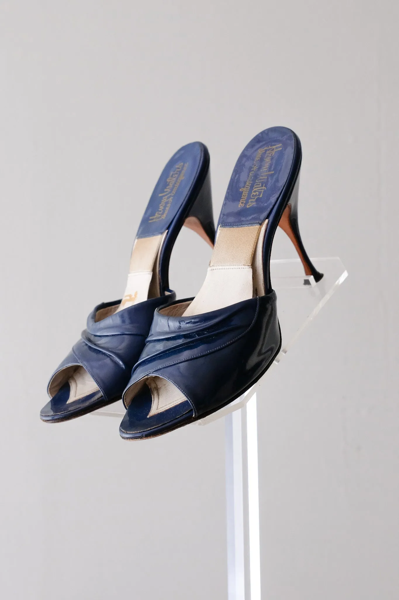 Iconic 1950's Henry Waters Royal Blue Spring-o-lators / Size 8 S