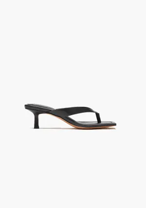 IDA MINI BLACK RECYCLED LEATHER