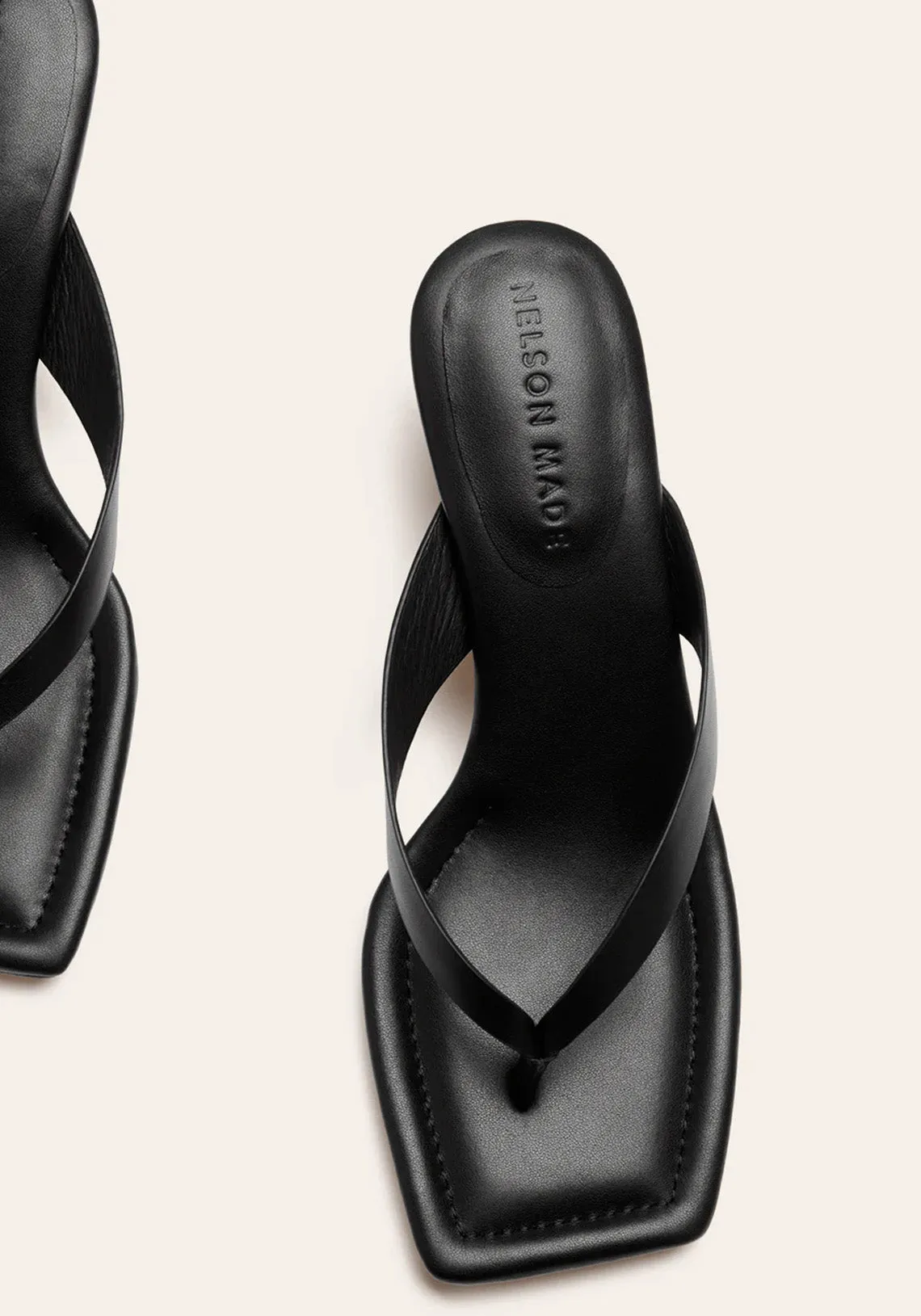 IDA MINI BLACK RECYCLED LEATHER