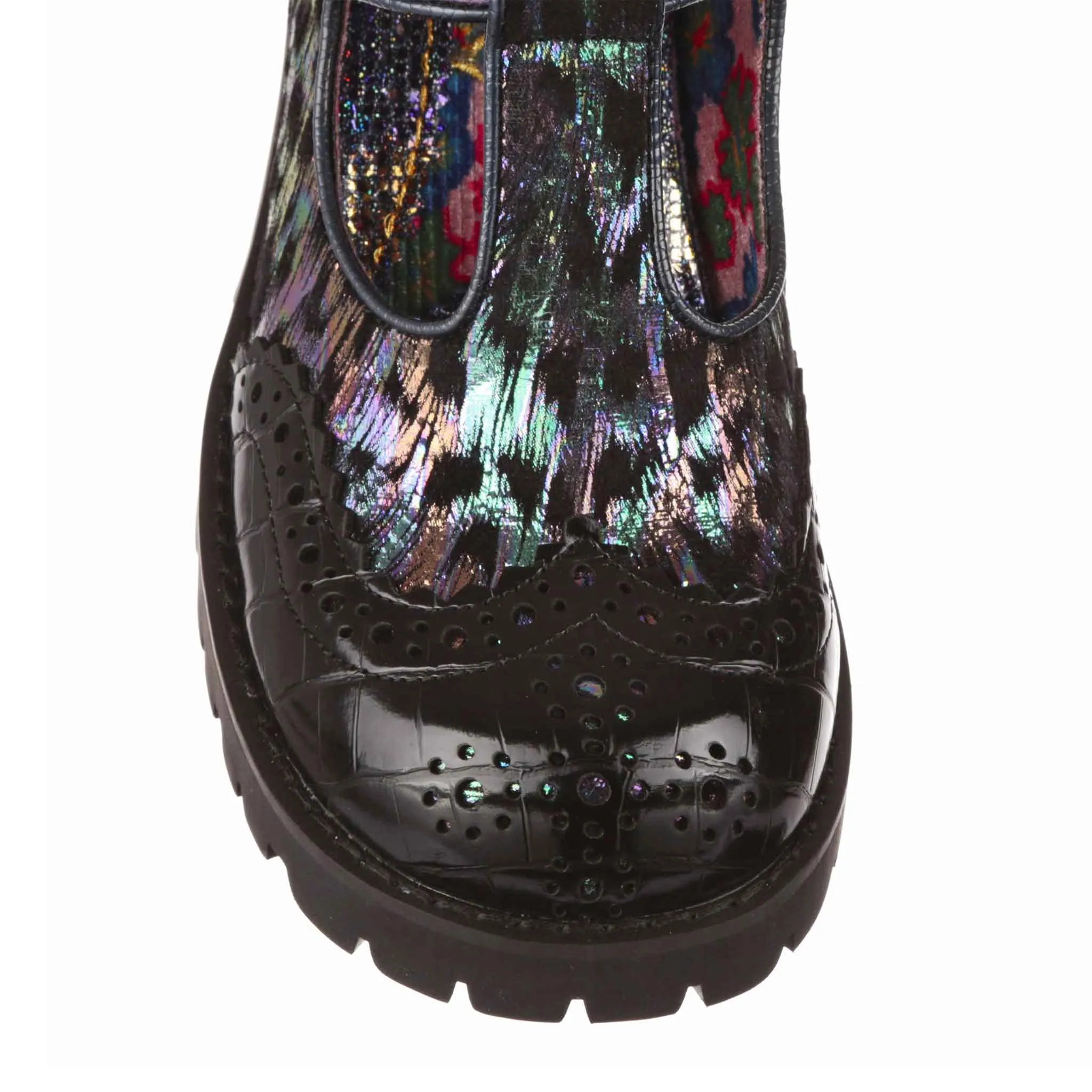 Irregular Choice Womens What a Night Shoes - Black
