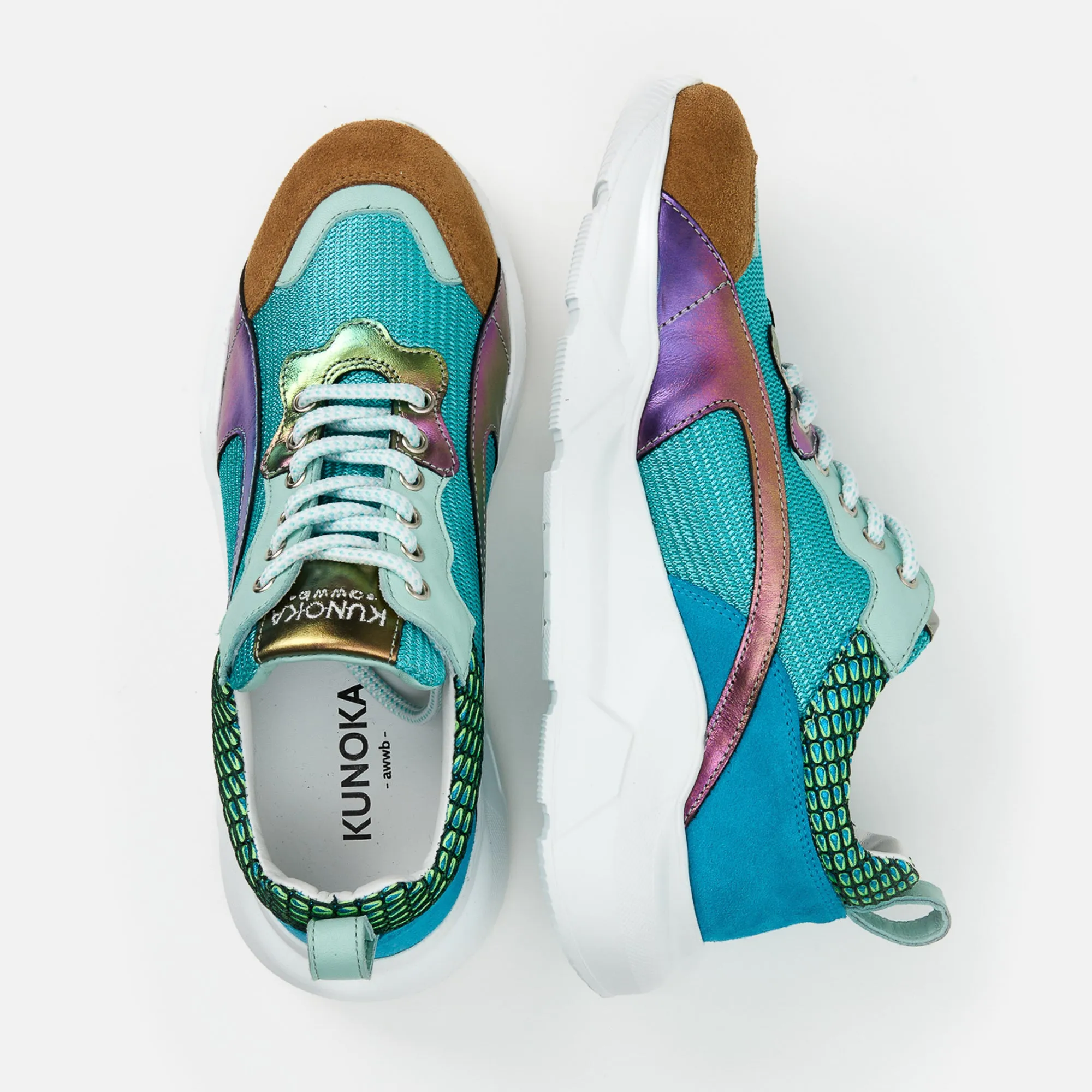 IZZI platform sneaker - Mermaid