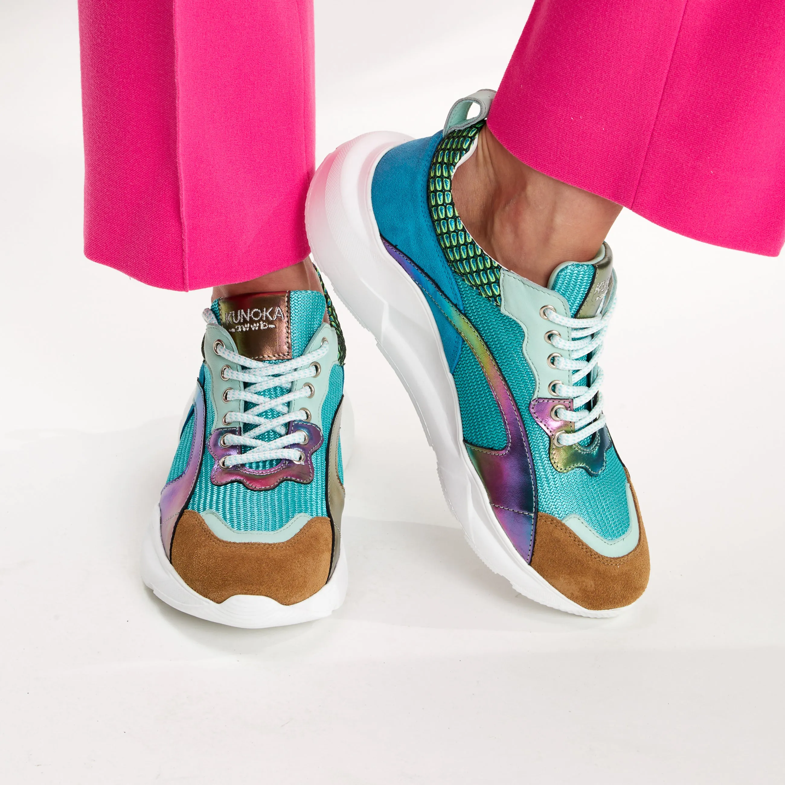 IZZI platform sneaker - Mermaid