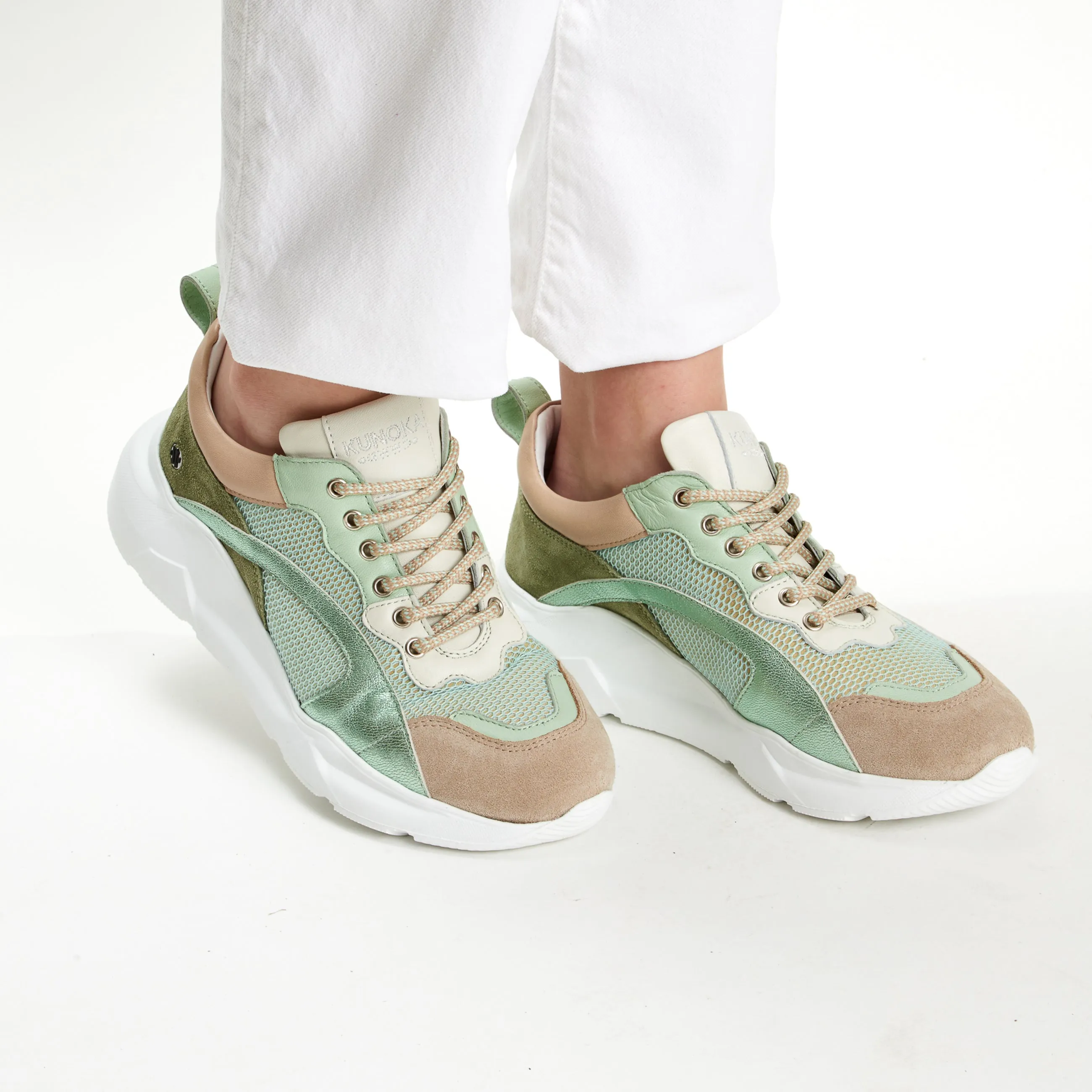 IZZI platform sneaker - Mint